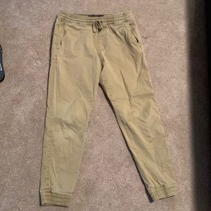Mens Hollister Jogger Khakis